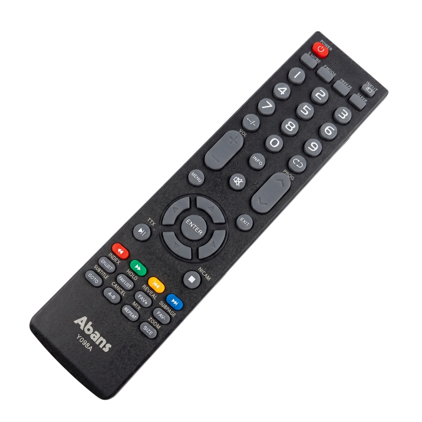 Abans LED TV Remote EN-83801 / Y098A Abans Tv Remote Replacement Remote Control