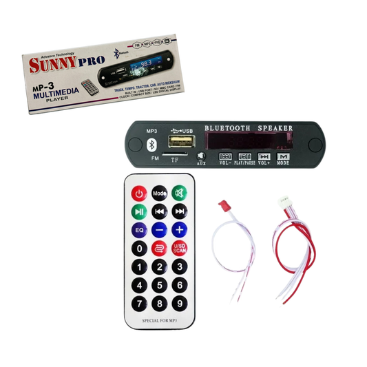 SunnyPro USB Kit Bluetooth KIT MP3 Decoding Board Module w/ SD Card Slot / USB / FM / Remote Decoding Board Module M011