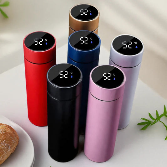 Smart Cup with LED Temperature Display – Stainless Steel Vacuum Insulated Flask