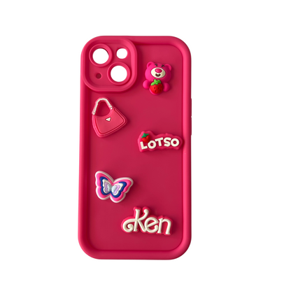 Cute Cartoon 3D Ball Coffee Silicone Mobile Back Case for iPhone 7, 7 Plus, 8, 8 Plus, X, XS, XR, XS Max, 11, 11 Pro, 11 Pro Max, 12, 12 Mini, 12 Pro, 12 Pro Max, 13, 13 Mini, 13 Pro, 13 Pro Max, 14