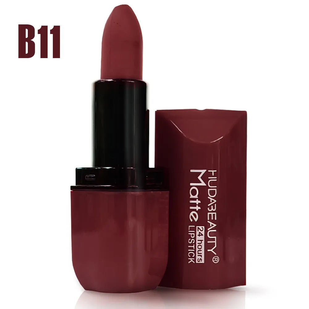 Matte Lipstick Hudabeauty Long Lasting & Comfortable lip Shades 24 Hours Time