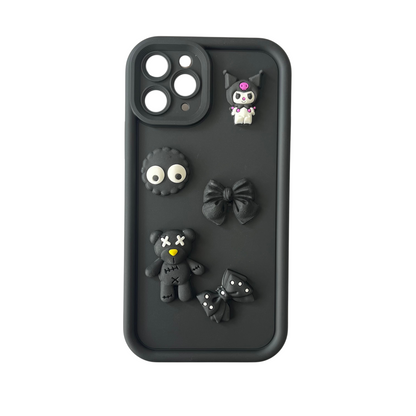 Cute Cartoon 3D Ball Coffee Silicone Mobile Back Case for iPhone 7, 7 Plus, 8, 8 Plus, X, XS, XR, XS Max, 11, 11 Pro, 11 Pro Max, 12, 12 Mini, 12 Pro, 12 Pro Max, 13, 13 Mini, 13 Pro, 13 Pro Max, 14