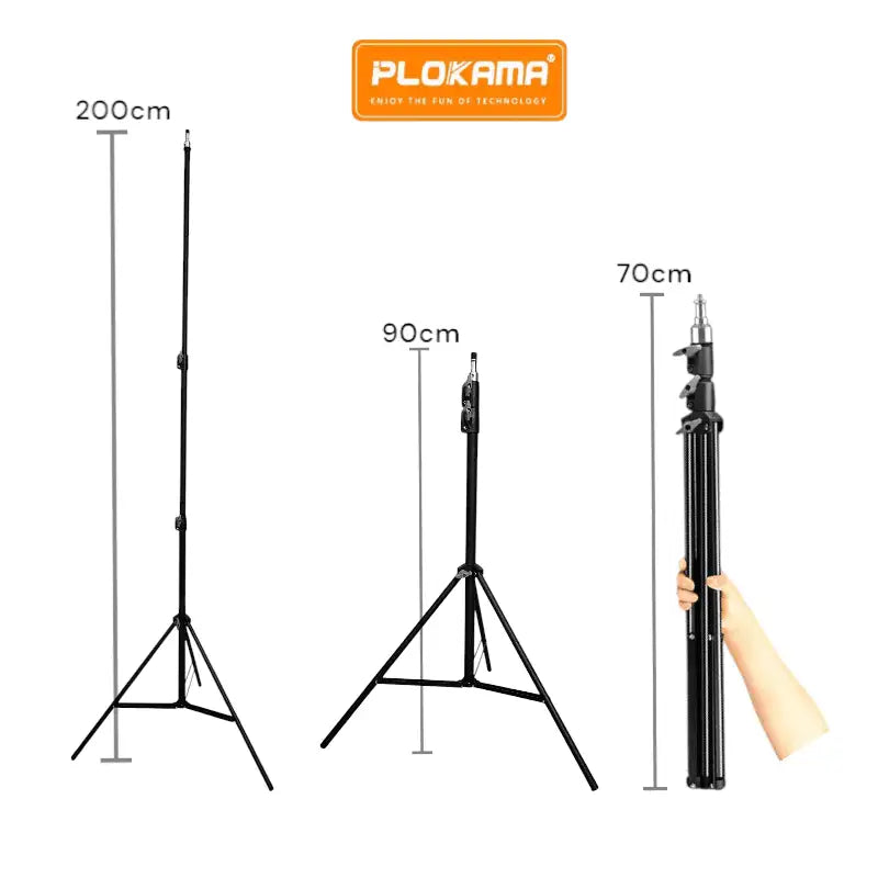 Plokama PK 8899 Tripod Adjustable Lightweight Camera & Mobile Tripod Stand