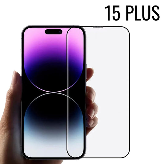 Anti-Spy Full Tempered Glass for iPhone 15 Pro Plus / 15 Plus – Privacy Screen Protector with Full Coverage