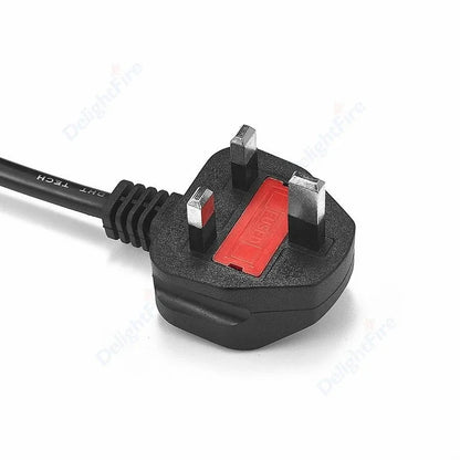 UK PC Power Extension Cord With IEC C13 Power Supply Cable For Printer Radio Computer Sony PS4 Xbox Battery Charger Monitor