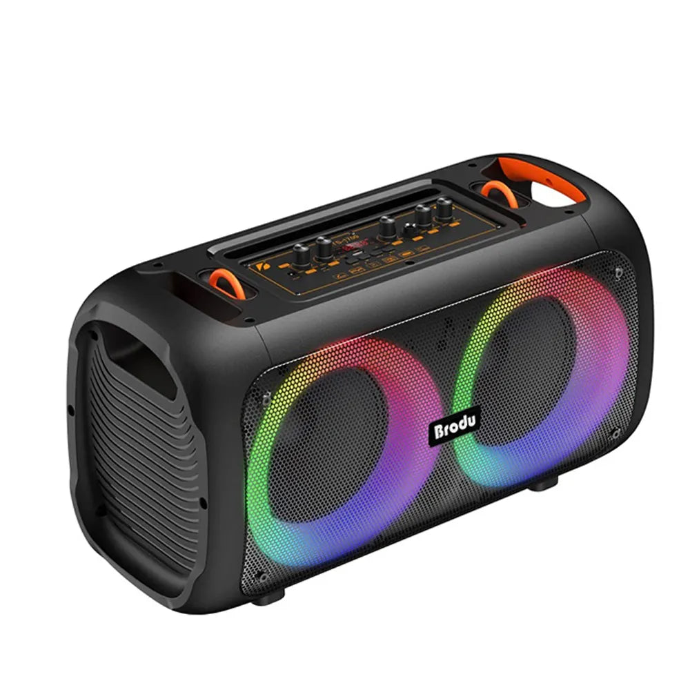 Brodu Bluetooth heavy Speaker BT bluetooth speaker partybox dj karaoke parlantes outdoor party speaker