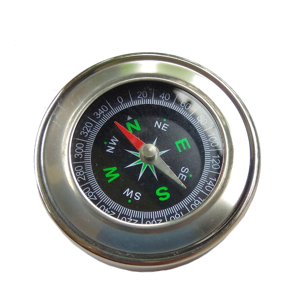 Mini Compass Pocket Outdoor Portable Aluminum Lightweight Emergency Compass Compass Tool Navigation