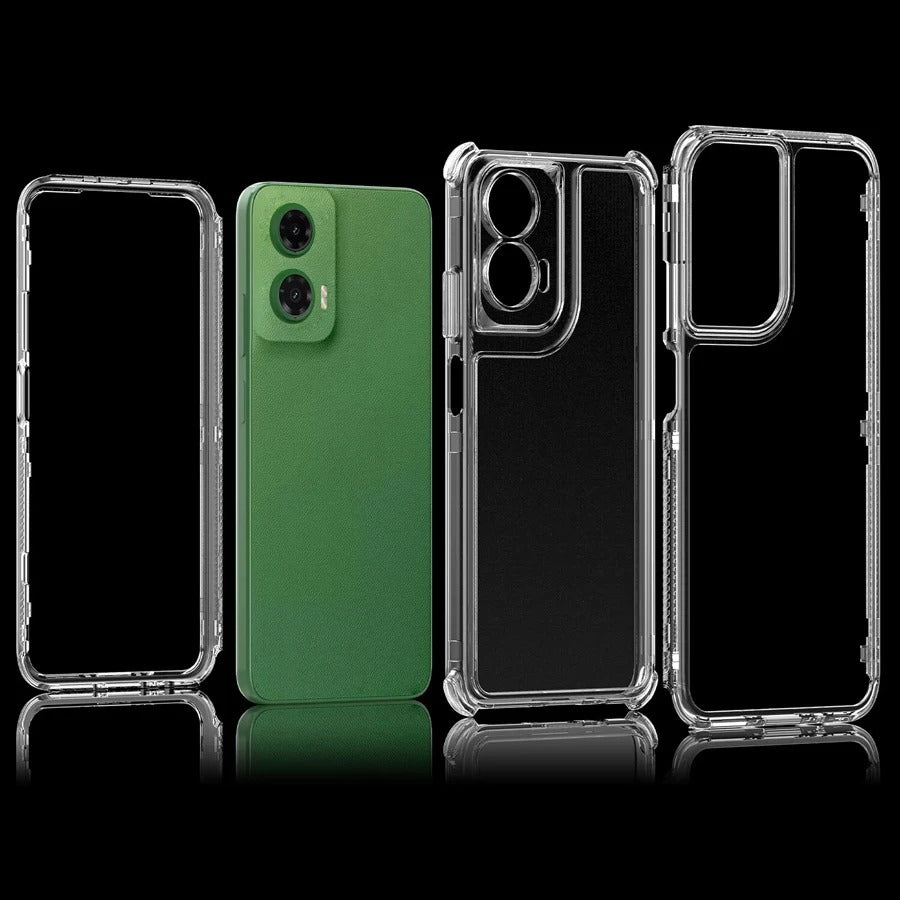 Motorola G34 5G / G45 5G Transparent Clear Back Cover Cell Phone Case For Motorola G34 5G / G45 5G Transparent Back Cover