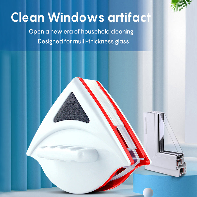 Double-Sided Magnetic Window Cleaner – Glass Wiper for Double Glazed Windows