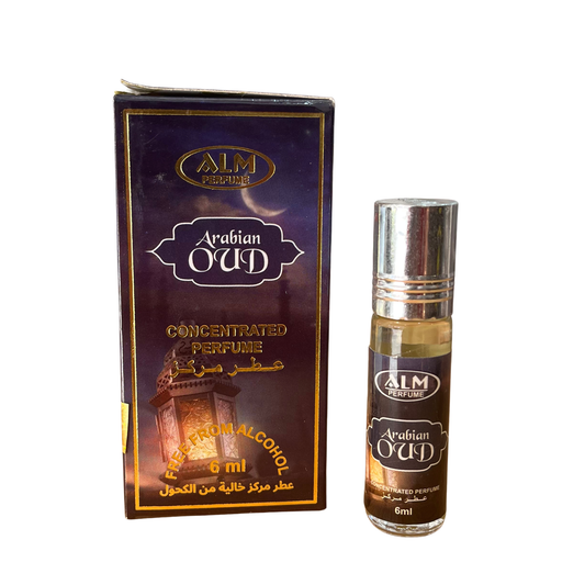 Arabian Oud 6ml Attar Long Lasting Perfume Oil for Men and Women