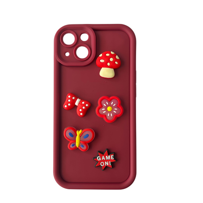 Cute Cartoon 3D Ball Coffee Silicone Mobile Back Case for iPhone 7, 7 Plus, 8, 8 Plus, X, XS, XR, XS Max, 11, 11 Pro, 11 Pro Max, 12, 12 Mini, 12 Pro, 12 Pro Max, 13, 13 Mini, 13 Pro, 13 Pro Max, 14