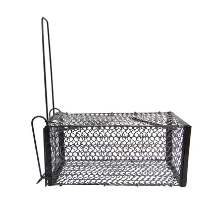 Humane Mouse and Rat Trap Live Catcher Bait Box Cage Rodent Control Iron Cage
