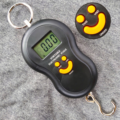 50kg/110lb Digital Hanging Scale – Portable Electronic Fish & Luggage Weighing Scale with LCD Display
