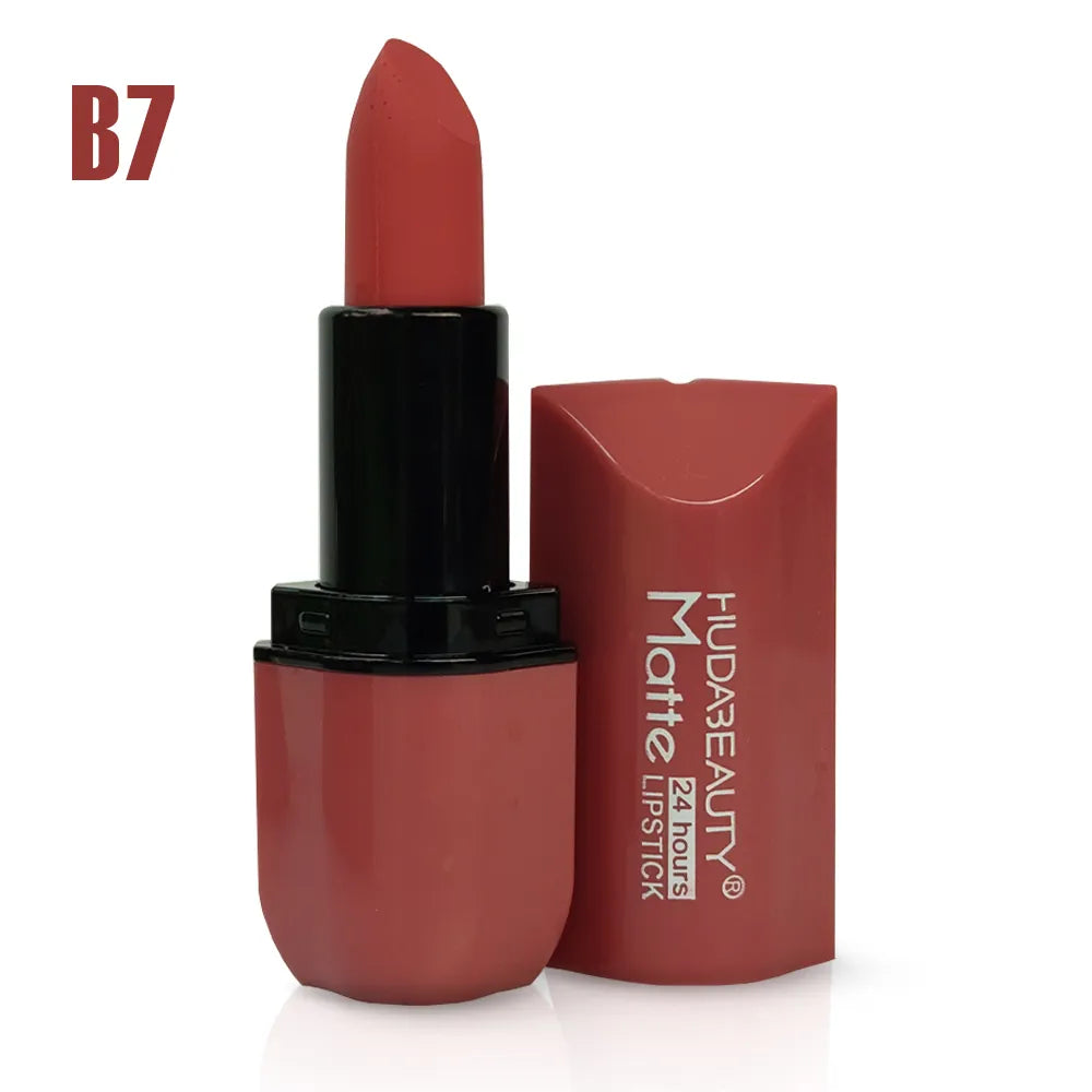 Matte Lipstick Hudabeauty Long Lasting & Comfortable lip Shades 24 Hours Time