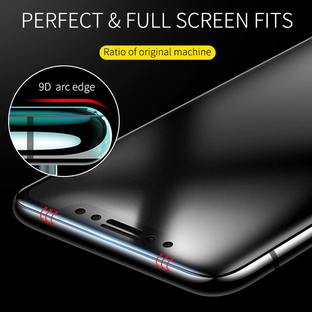 9D Full Tempered Glass for Redmi 10 4G / 10 2022 / 10 Prime / Note 10 5G / 10T 5G – Edge-to-Edge Screen Protector
