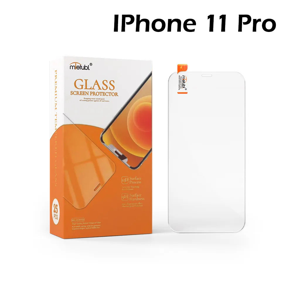MTB 0.4MM HD Tempered Glass For Iphone 11 Pro 13 Pro 14 Pro Max 15 Plus Pro Max Shatterproof Protective Screen Cover without Black Line