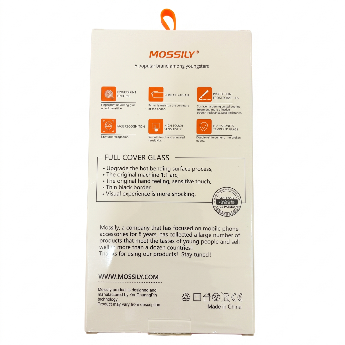 Mossily Original Redmi Note 15 4G Full Glue Tempered Glass Edge to Edge Screen Protector Tempered