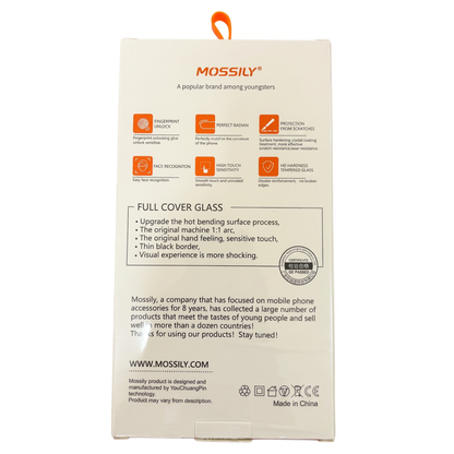 Mossily Original Redmi Note 15 4G Full Glue Tempered Glass Edge to Edge Screen Protector Tempered
