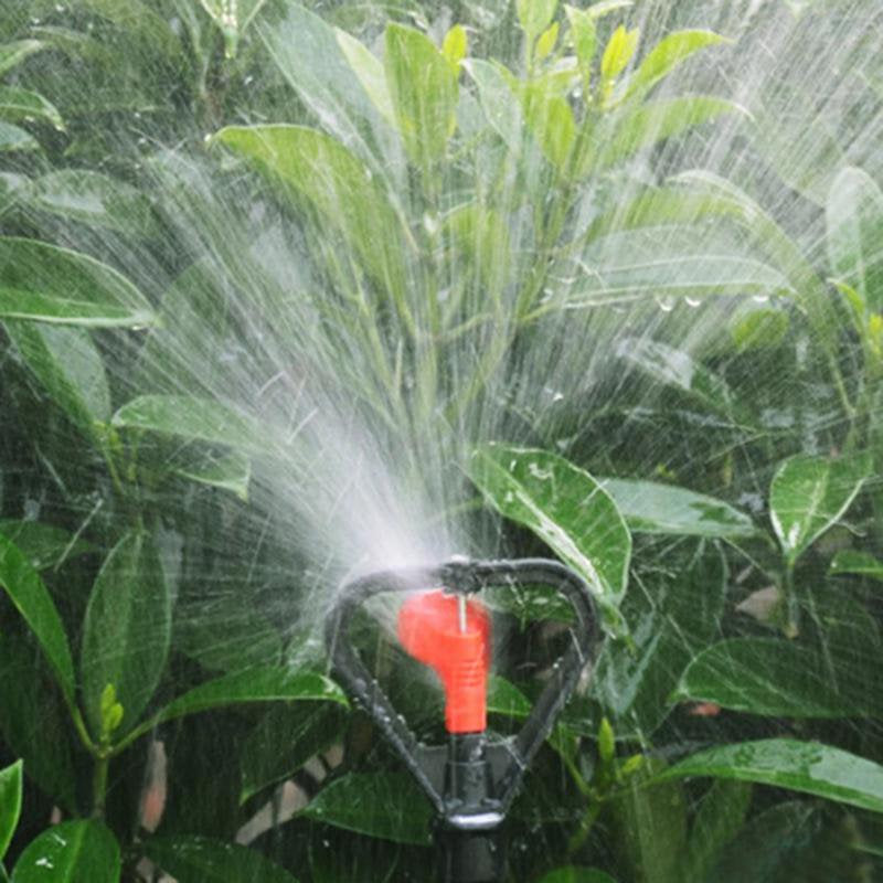 360 Degree Rotating Water Sprayer Nozzle Auto Irrigation Sprinkler Head for Garden Lawn