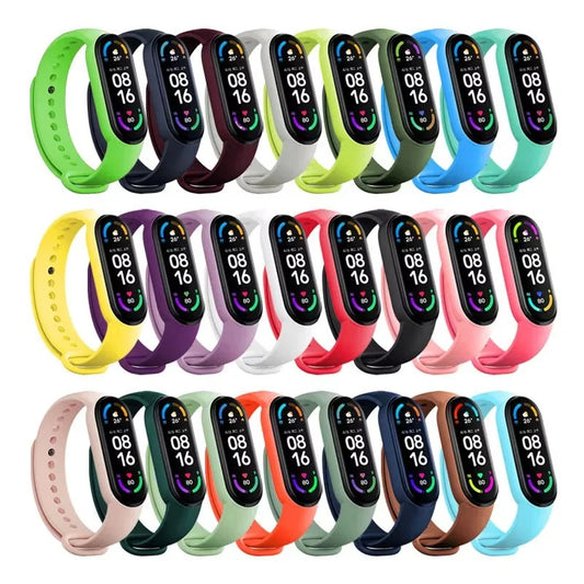 MI Band 6 Strap Strap For Xiaomi Mi Band 3 4 5 6 Bracelet Sport Watch Wristband Miband5 miband6 Correa Mi band 5 6 Band Strap