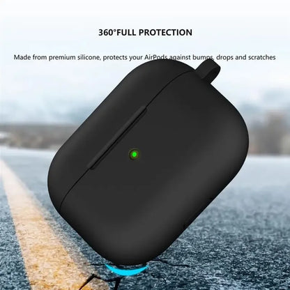 Air Pod Pro & Airpod Pro 2 Silicone Case Cover rotective Case For Apple Airpods Pro 2 Airpods Covers with Steel Hook