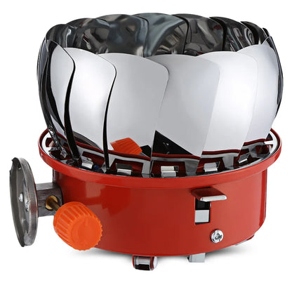Portable Windproof Camping Stove – Outdoor Gas Burner for Backpacking, Hiking & BBQ Cooking