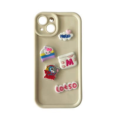 Cute Cartoon 3D Ball Coffee Silicone Mobile Back Case for iPhone 7, 7 Plus, 8, 8 Plus, X, XS, XR, XS Max, 11, 11 Pro, 11 Pro Max, 12, 12 Mini, 12 Pro, 12 Pro Max, 13, 13 Mini, 13 Pro, 13 Pro Max, 14