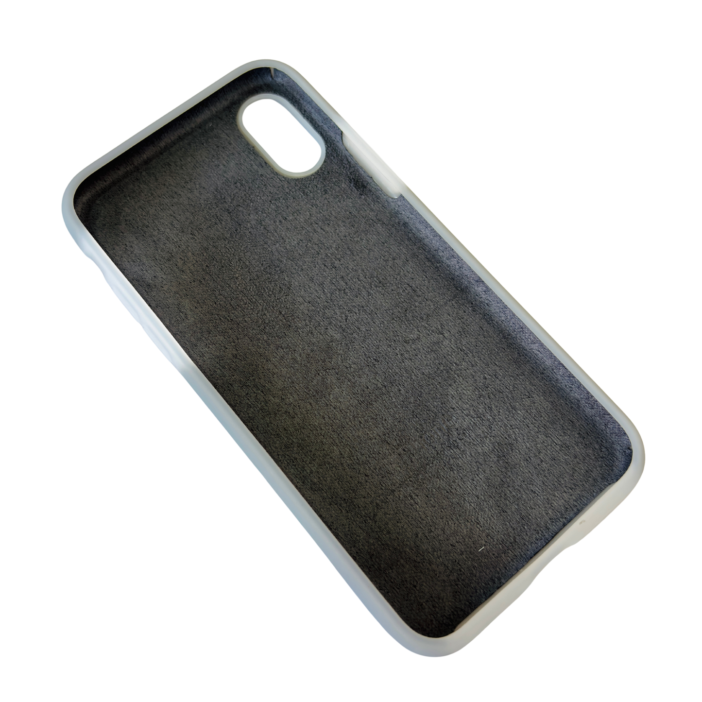 Iphone X/XS Jelly Silicone Back Cover for Iphone X XS with Velvet Back Cover