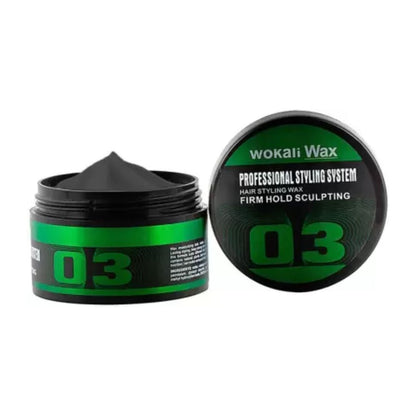 Unisex Hair Wax for All Hair Types Wokali Wax Sulfate-Free Moisturizing Firm-Hold Sculpting Wax