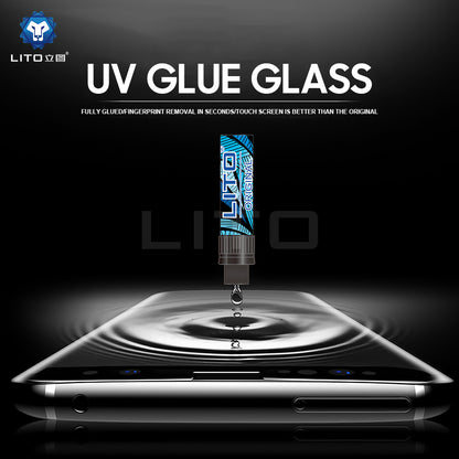 Vivo V27 Uv Tempered Glass Original Lito Vivo V27 Uv Tempered GlassHD+ UV Tempered Glass Screen Protector Full Adhesive UV Curved Screen Protector