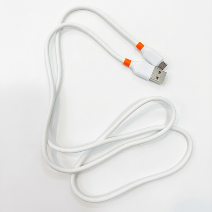 Original Moxom Silicone Micro Cable 1m Length 3A Data Sync & Quick Charge Compatible Samsung Xiaomi Vivo Oppo HTC android Micro Chargin Data Cable