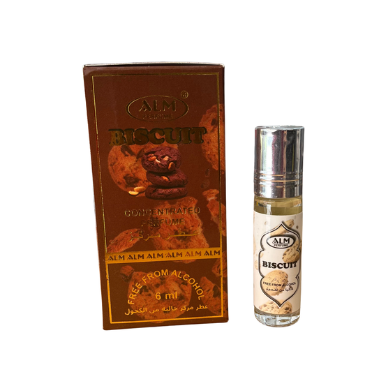 Biscuit 6ml Attar Long Lasting Perfume Oil for Men and Women