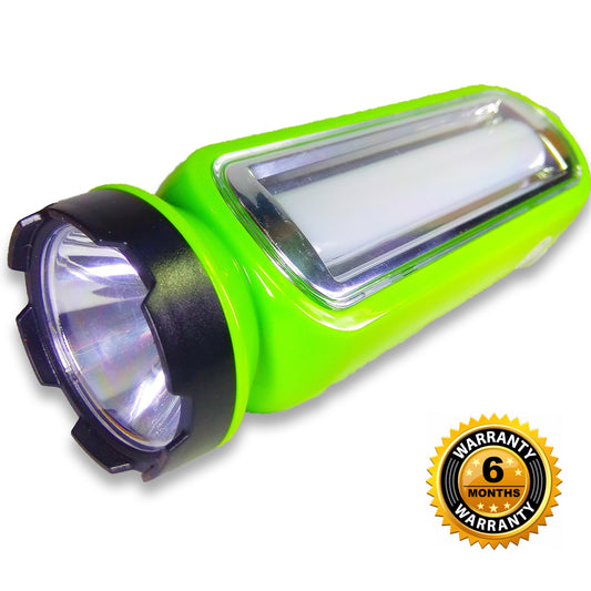 Multifunctional LED Flashlight Torch Rechargeable Powerful Torch with Two Light Modes