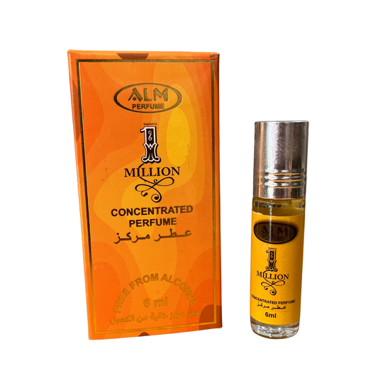 1 Million 6ml Attar Long Lasting Perfume Oil for Men