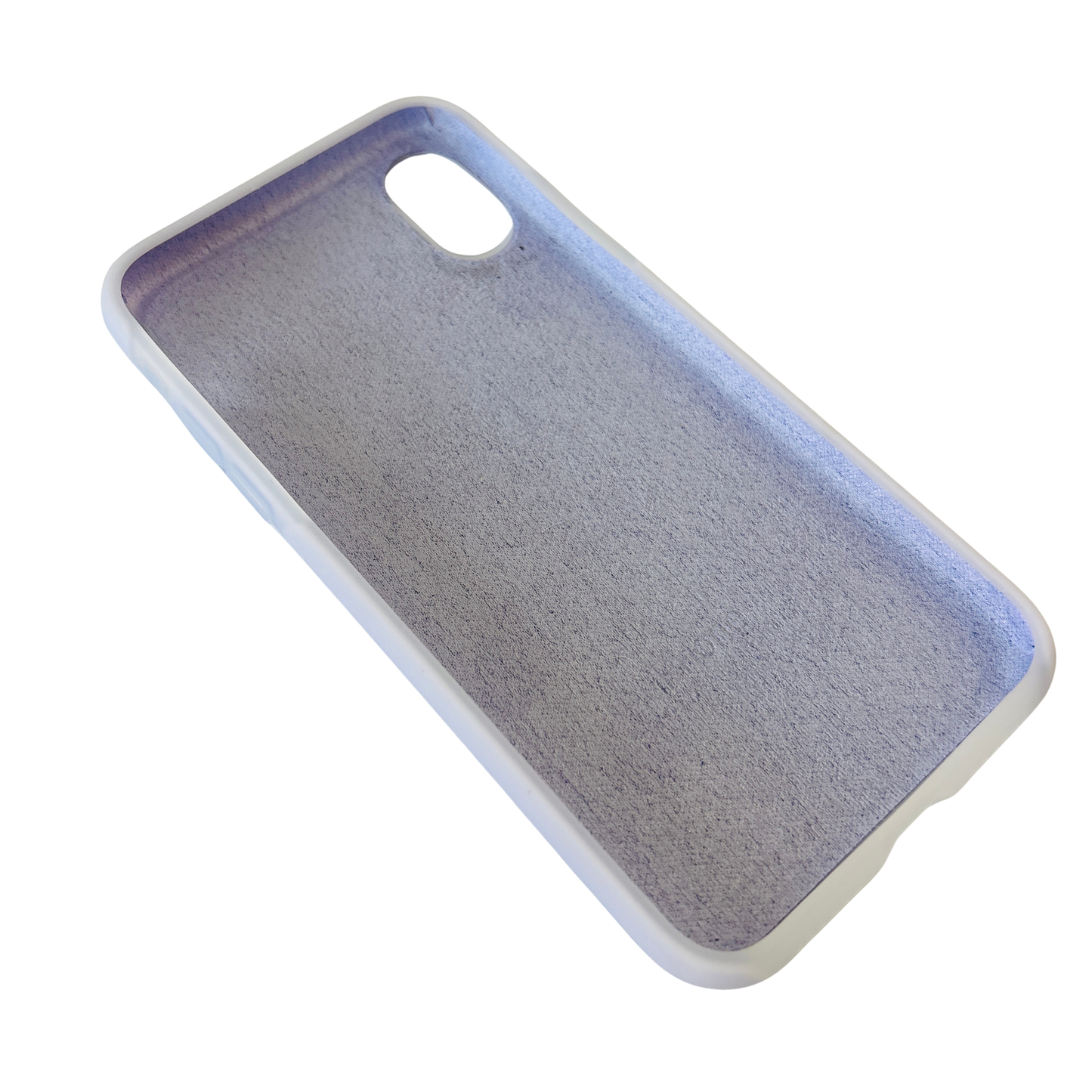 Iphone X/XS Jelly Silicone Back Cover for Iphone X XS with Velvet Back Cover