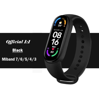 MI Band 6 Strap Strap For Xiaomi Mi Band 3 4 5 6 Bracelet Sport Watch Wristband Miband5 miband6 Correa Mi band 5 6 Band Strap