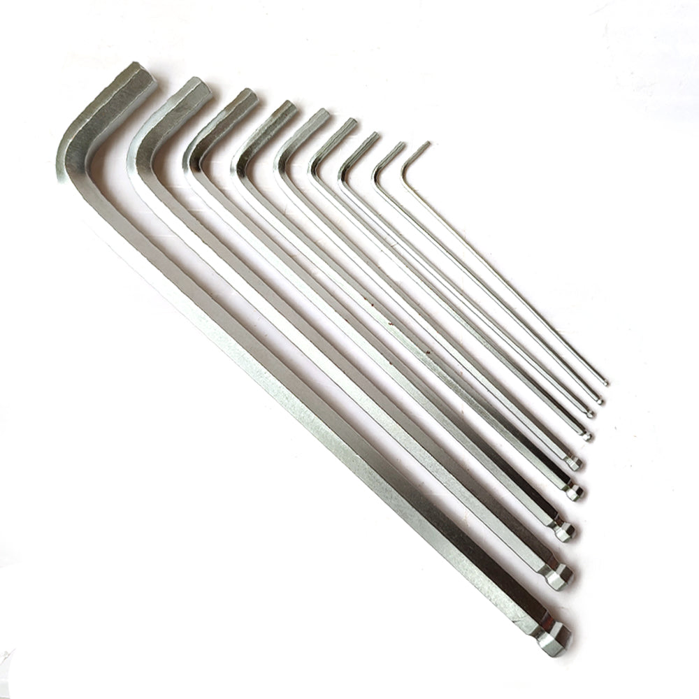 9Pcs Double-End L Type Allen Hex Key Wrench Set Hexagon Spanner Screwdriver Tools Kit