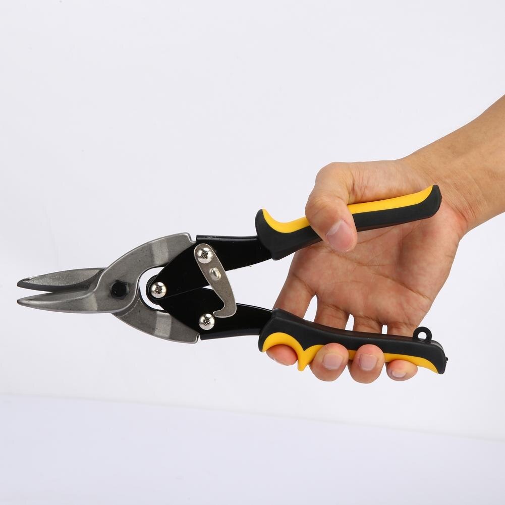 High Hardness Aviation Snips – Professional Curved Blade Tin Snips Metal Shears for Industrial Use