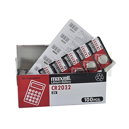 Maxell CR2032 3V Lithium Coin Battery – Long-Lasting Power for CMOS, Watches & Electronics