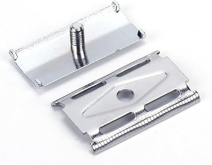 Classic Stainless Steel Manual Safety Razor – Double Edge Blade Razor for Men’s Wet Shaving