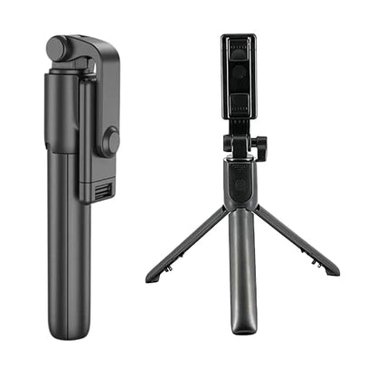 Wireless R1-L Bluetooth Selfie Stick with Remote | Tripod Stand Holder for Mobile Phones