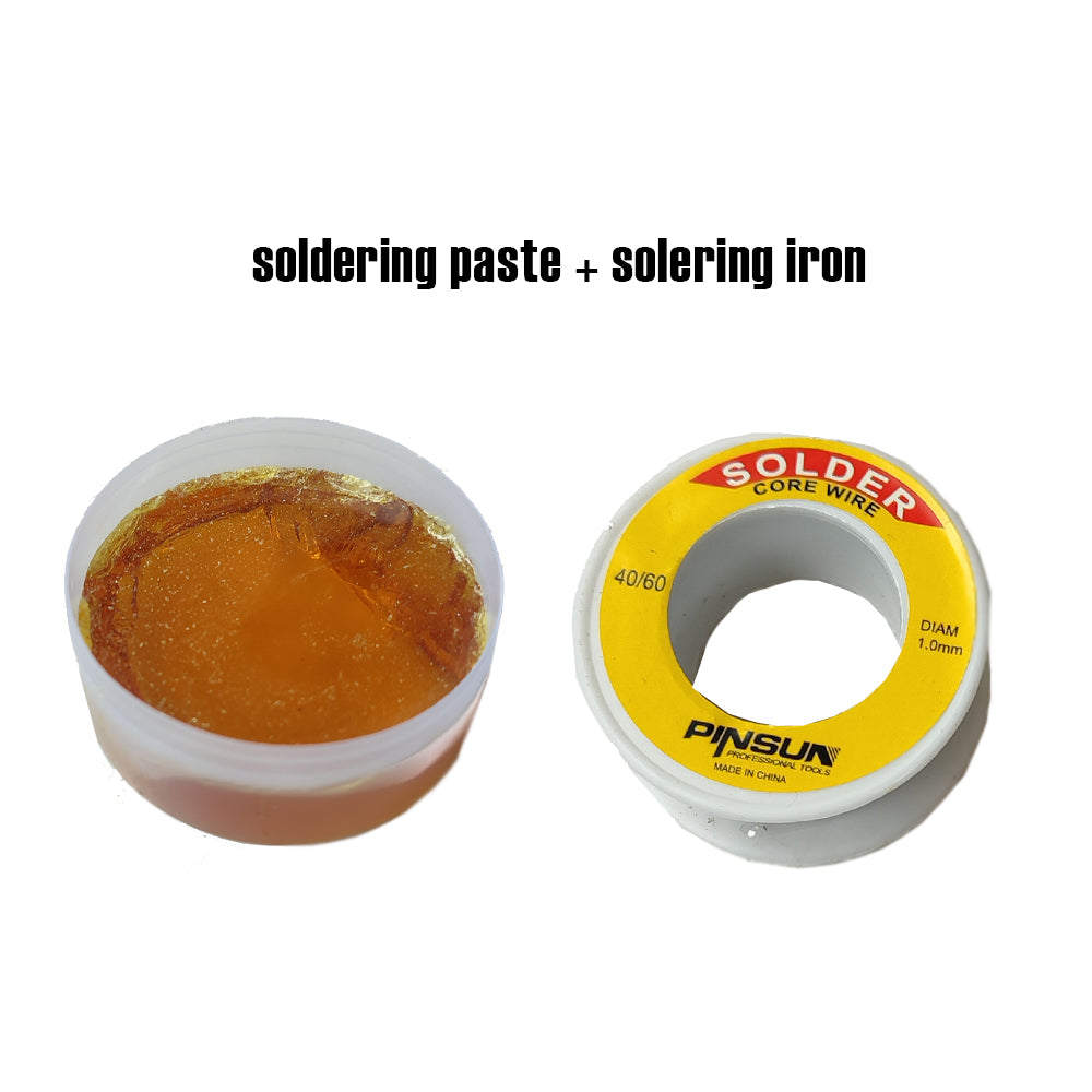 Pinsun 3-in-1 60W Soldering & Desoldering Iron Kit – Includes Soldering Wire & Flux