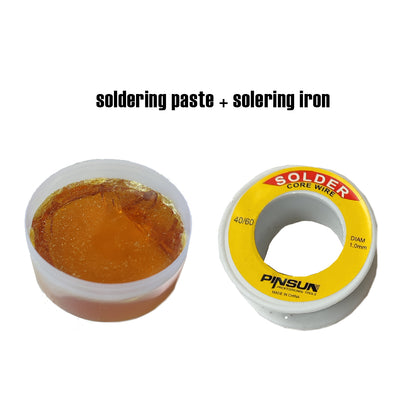Pinsun 3-in-1 60W Soldering & Desoldering Iron Kit – Includes Soldering Wire & Flux