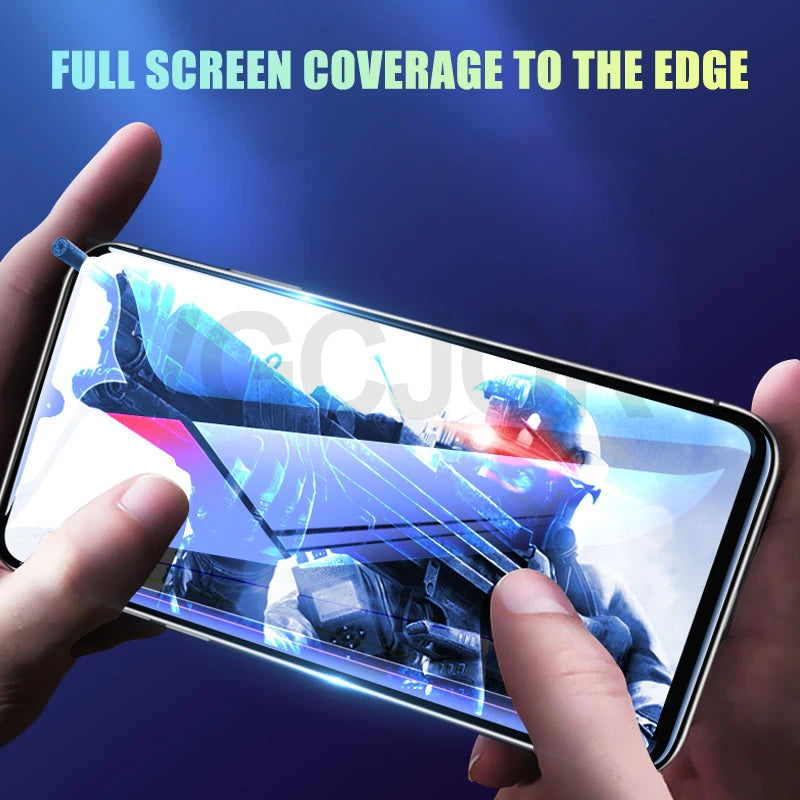 9D Full Tempered Glass for Samsung A30 A50 A20 A30S A50S M30 M31 M21 M21S M10S M31 Prime F41 – Edge-to-Edge Screen Protector