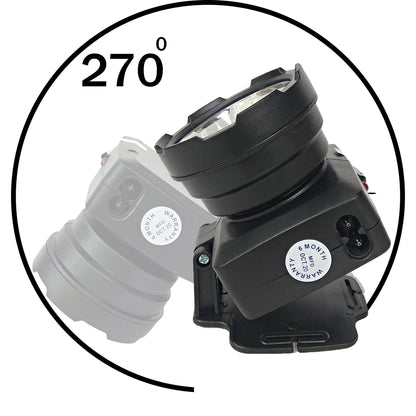 Aiko 696 Rechargeable 3W LED Headtorch Outdoor Weatherproof Head Mounted Flashlight Lamp