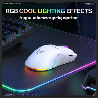 ONIKUMA CW928 Wireless Gaming Mouse 3-Mode Connectivity 12,000 DPI Lightweight Design 1 Year Warranty