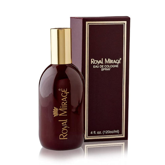 Royal Mirage Original Eau de Cologne Classic & Timeless Fragrance Lush Green Jasmine & Patchouli Notes Long-Lasting Scent Perfect for Everyday Sophistication & Special Occasions 120ml Perfume