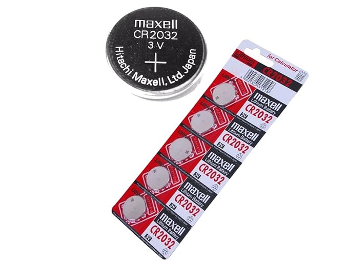 Maxell CR2032 3V Lithium Coin Battery – Long-Lasting Power for CMOS, Watches & Electronics
