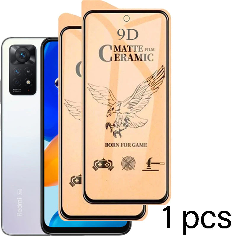 9D Full Tempered Glass for Redmi 10 4G / 10 2022 / 10 Prime / Note 10 5G / 10T 5G – Edge-to-Edge Screen Protector
