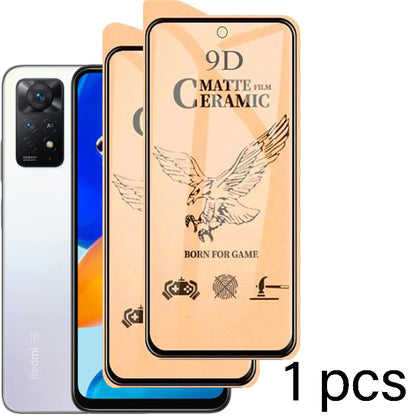 9D Full Tempered Glass for Redmi 10 4G / 10 2022 / 10 Prime / Note 10 5G / 10T 5G – Edge-to-Edge Screen Protector